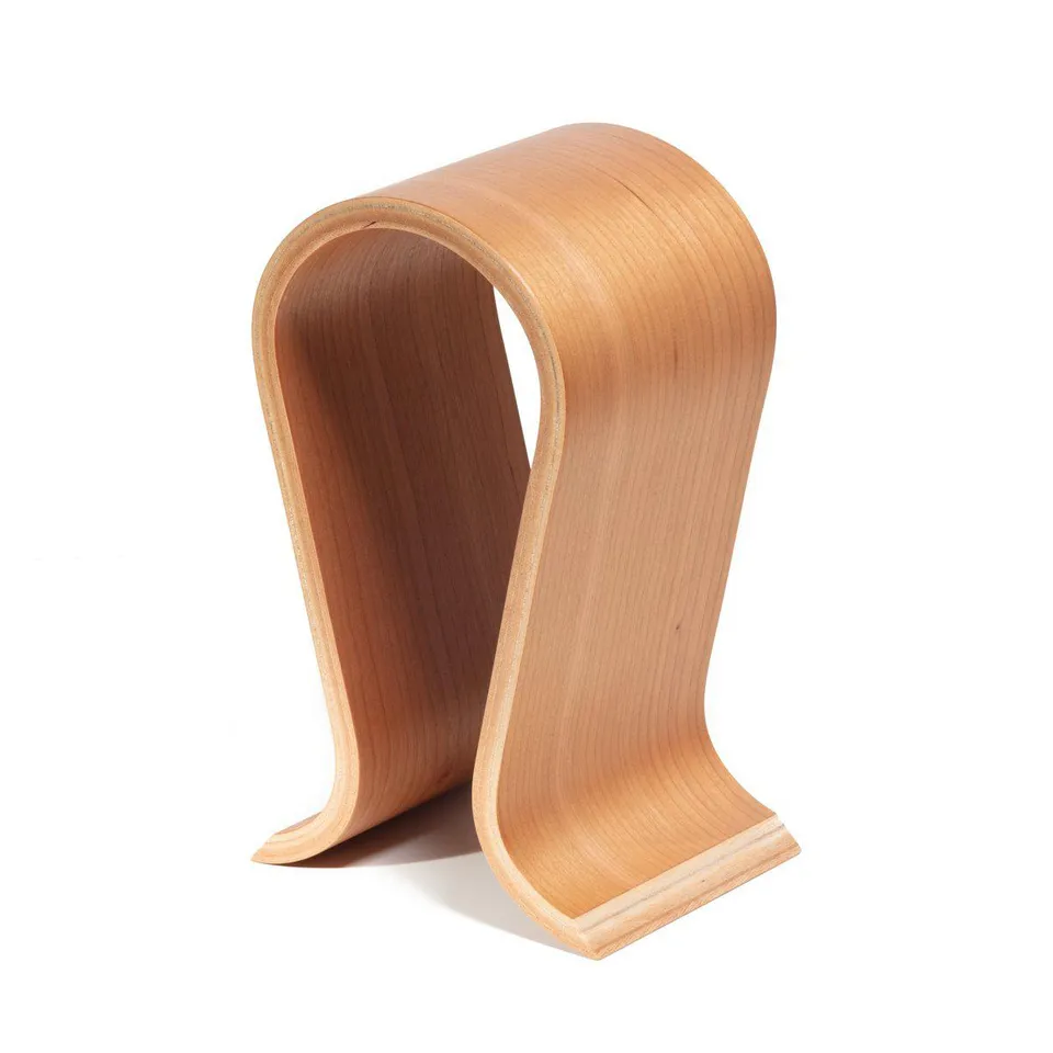 grado-omega-wood-headphone-stand-cherry-finish image 1