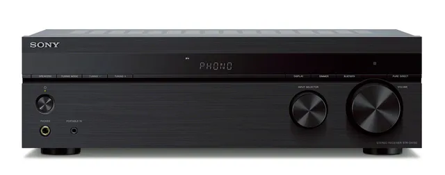sony-strdh190-2-channel-home-stereo-receiver-with-bluetooth-and-phono-inputs-bla image 1