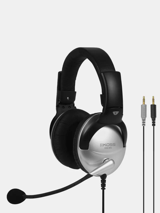 koss-sb45-communication-headset-clear-voice-technology-noise-reducing-mic image 1