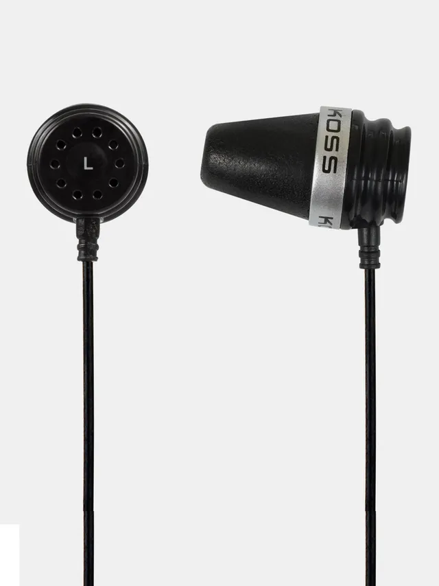 koss-sparkplug-in-ear-headphones-with-foam-ear-tips-high-fidelity-secure-fit image 1