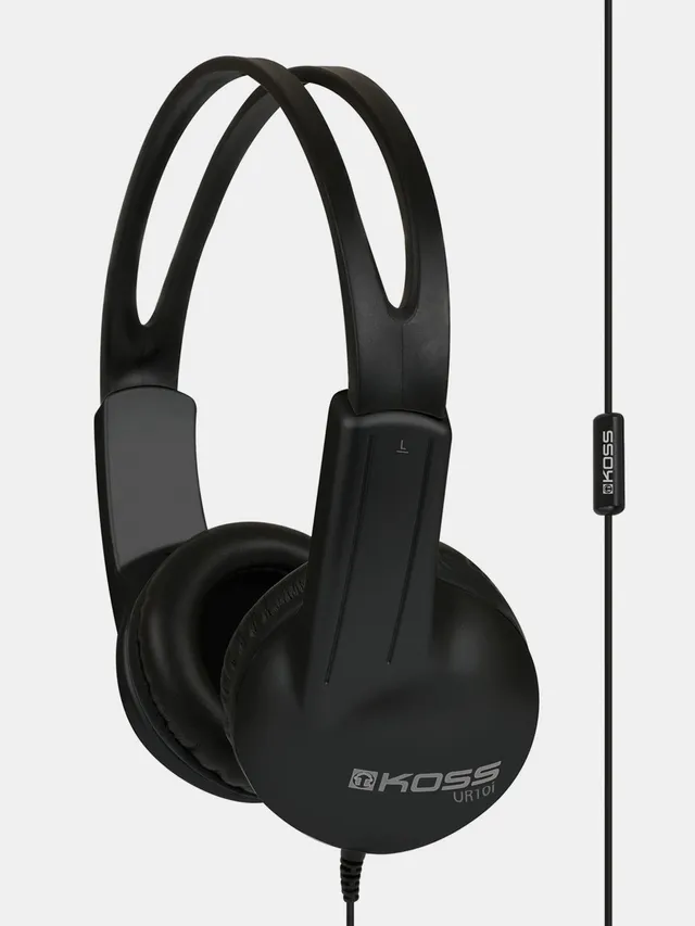 koss-ur10i-on-ear-headphones-with-mic-lightweight-for-school-education image 1