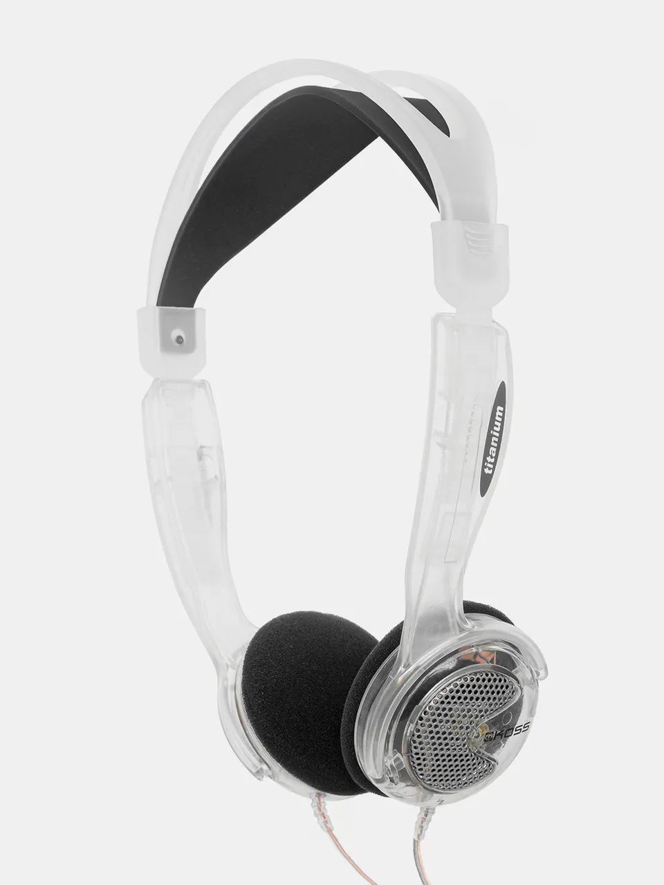 koss-ktxpro1-clear-on-ear-headphones-with-titanium-coated-drivers image 1