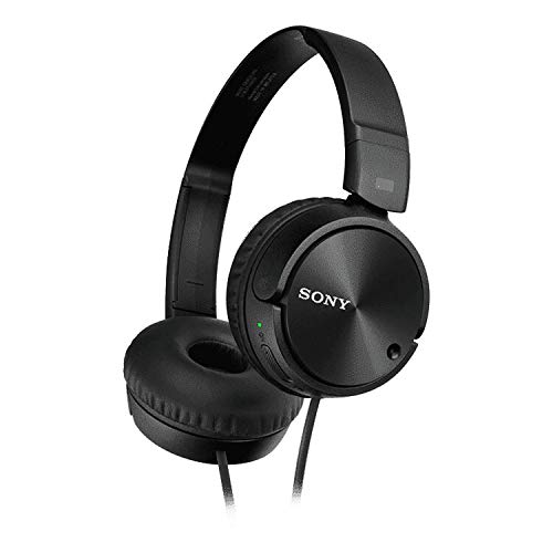 sony-mdrzx110nc-on-ear-noise-canceling-headphones-wired-black-with-80-hour-batte image 5