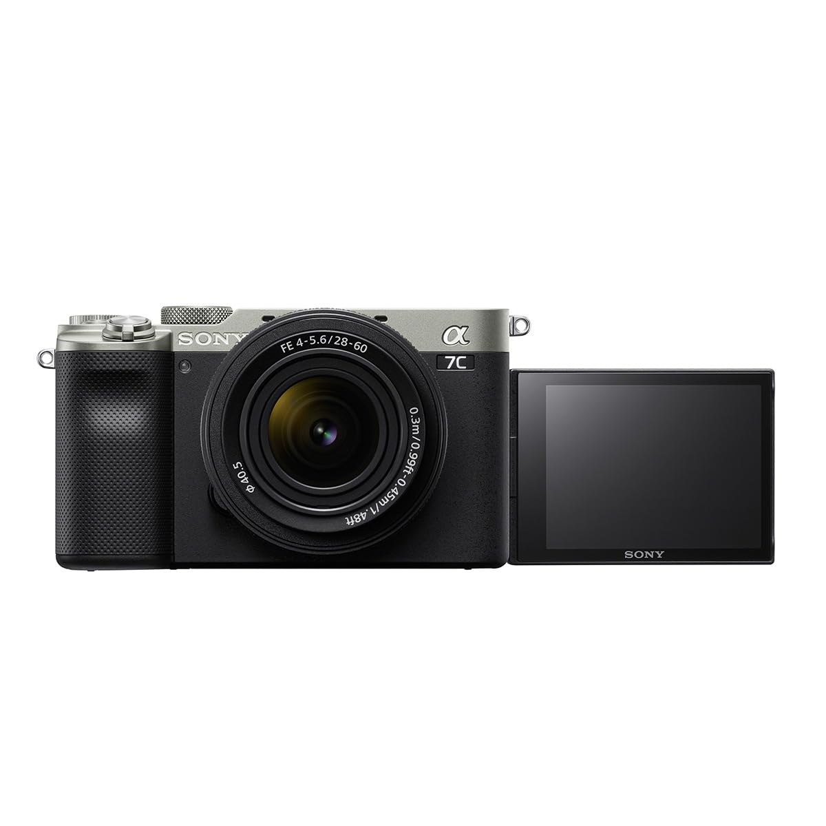 sony-alpha-7c-full-frame-compact-mirrorless-camera-with-28-60mm-kit-lens-silver image 2