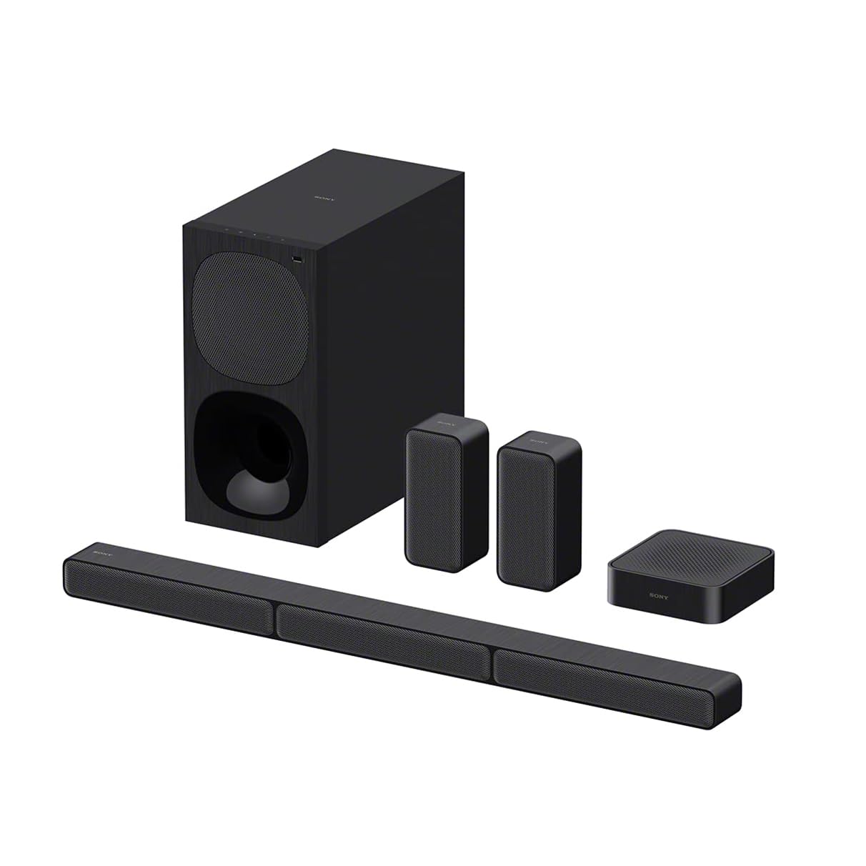 sony-ht-s40r-5-1ch-home-theater-soundbar-system-600w-wireless-rear-speakers-blac image 1