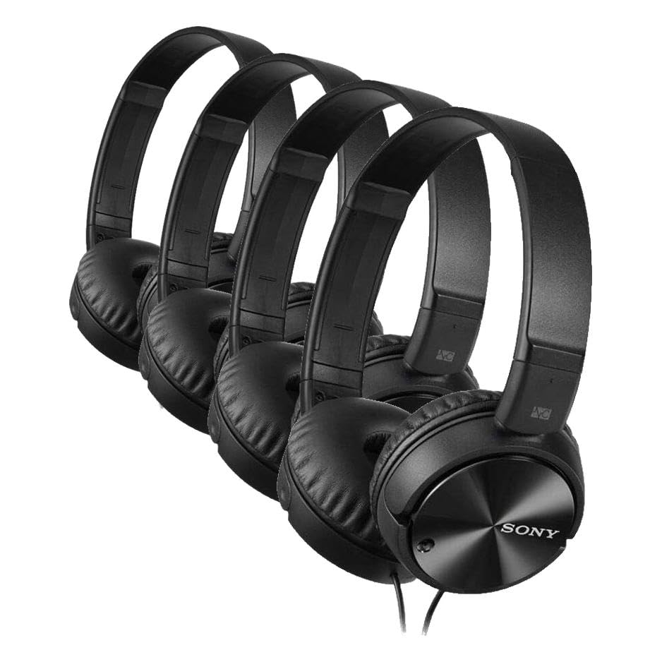sony-mdrzx110nc-on-ear-noise-canceling-headphones-wired-black-with-80-hour-batte image 6