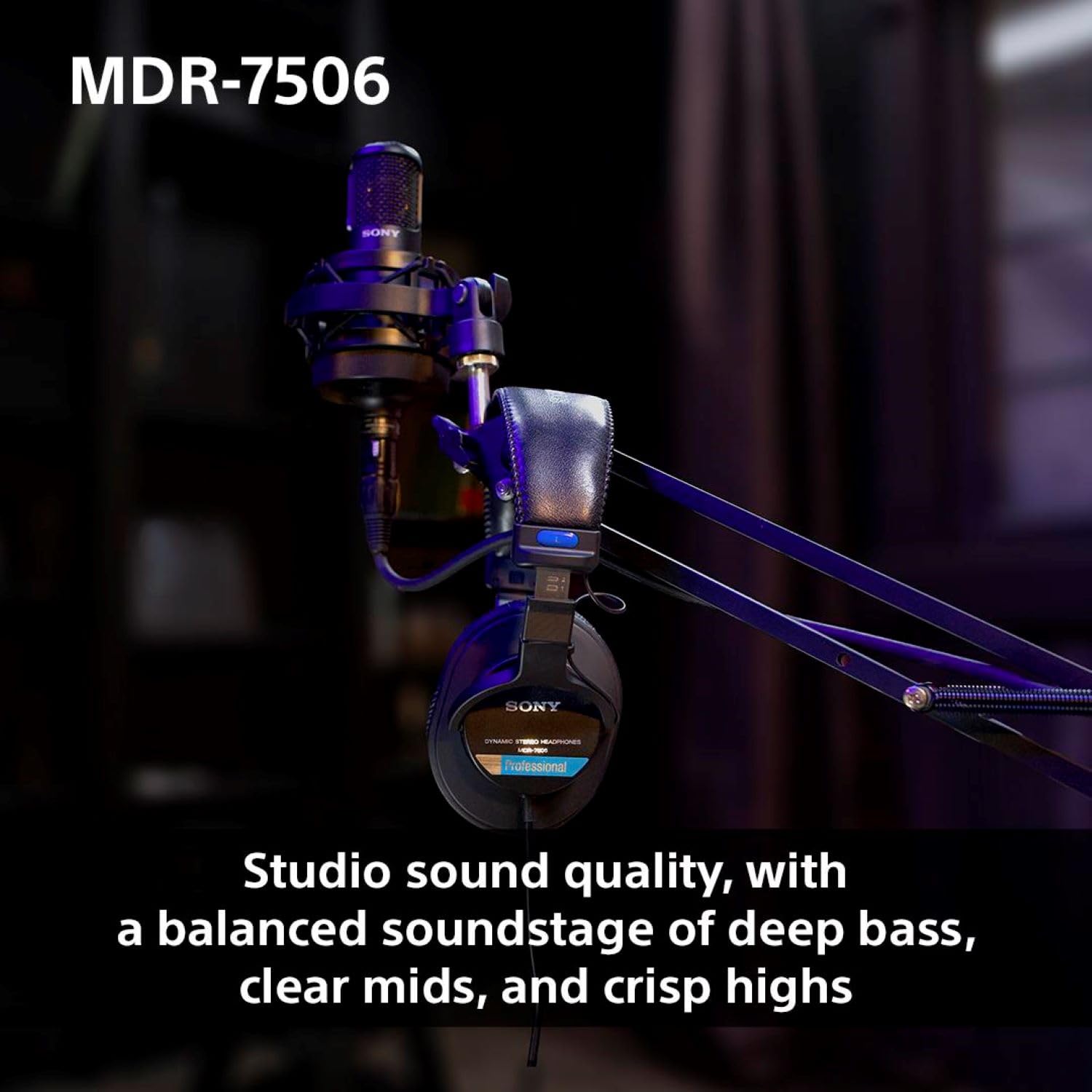sony-mdr7506-professional-large-diaphragm-headphone-wired-closed-ear-foldable-40 image 5