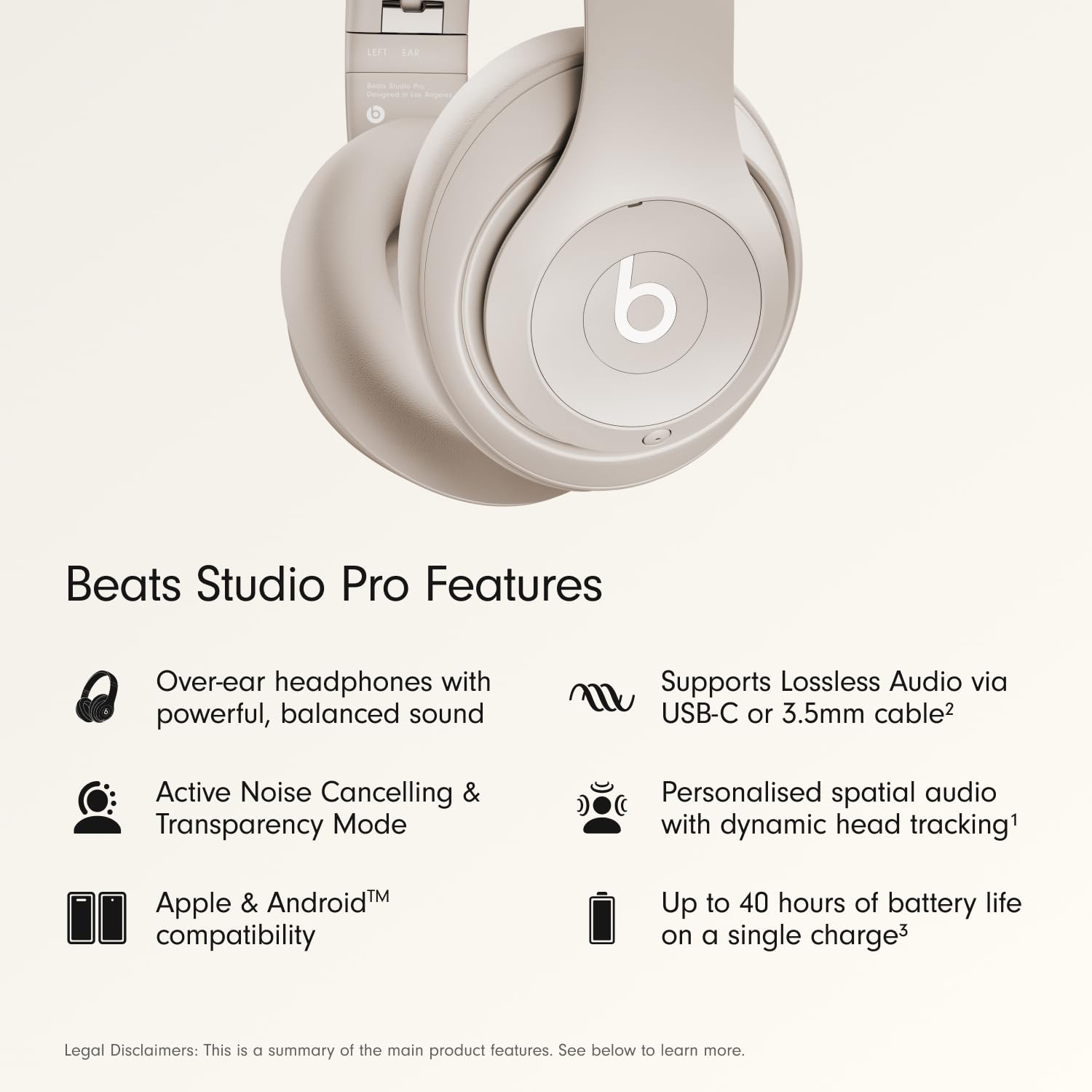 beats-studio-pro-premium-wireless-over-ear-headphones-active-noise-cancelling-us image 2