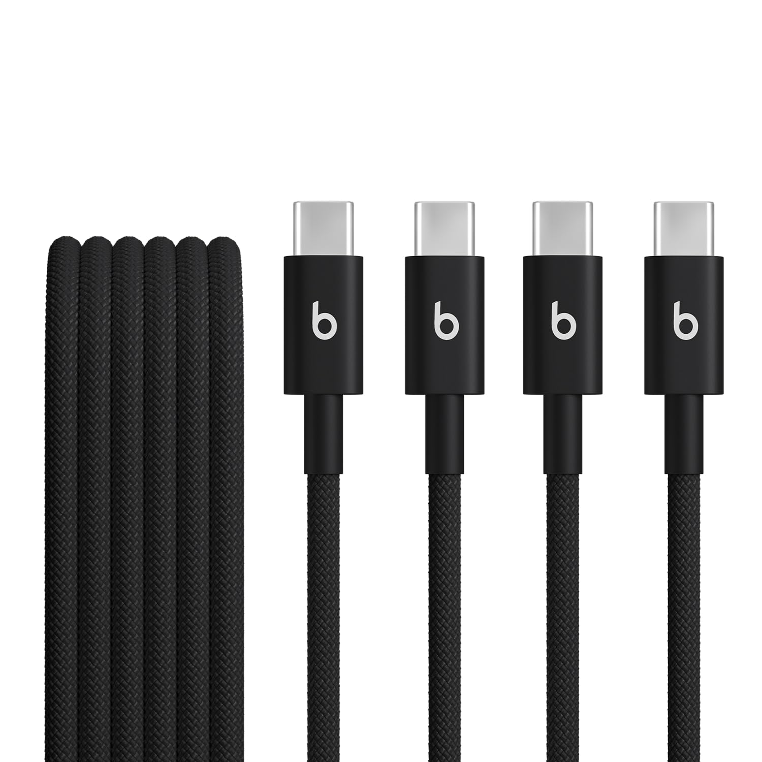 beats-240w-usb-c-to-usb-c-braided-cable-3m-10ft-bolt-black image 7