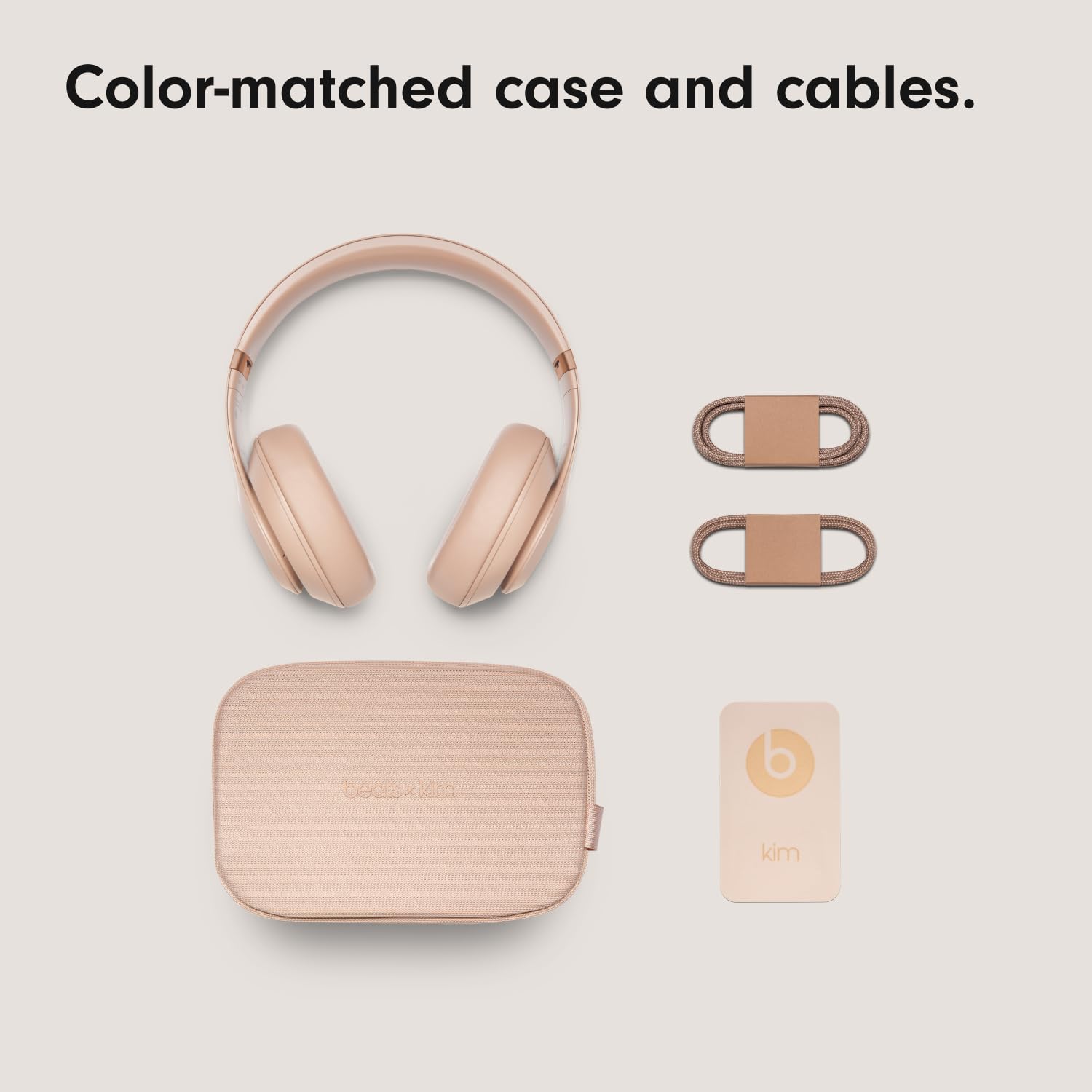 beats-studio-pro-x-kim-kardashian-anc-headphones-moon-with-20w-usb-c-adapter image 5