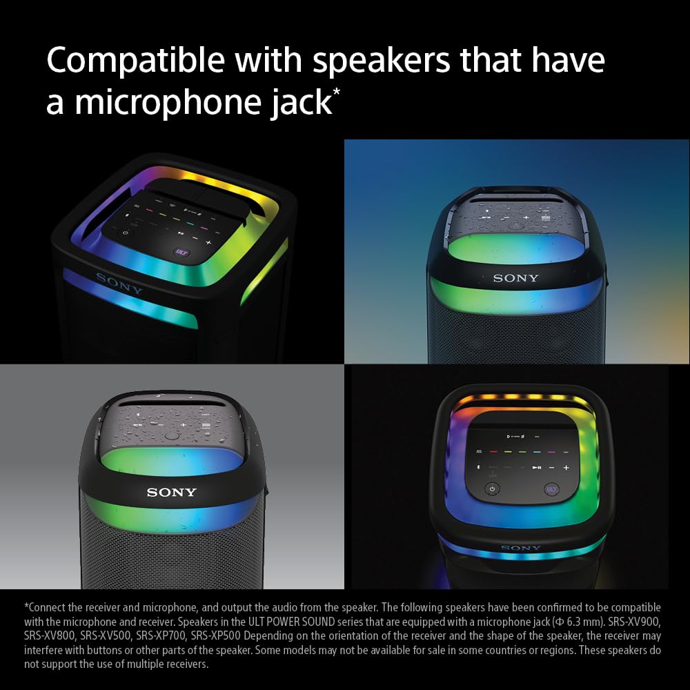 sony-ult-mic-wireless-karaoke-microphones-2-mics-receiver image 2