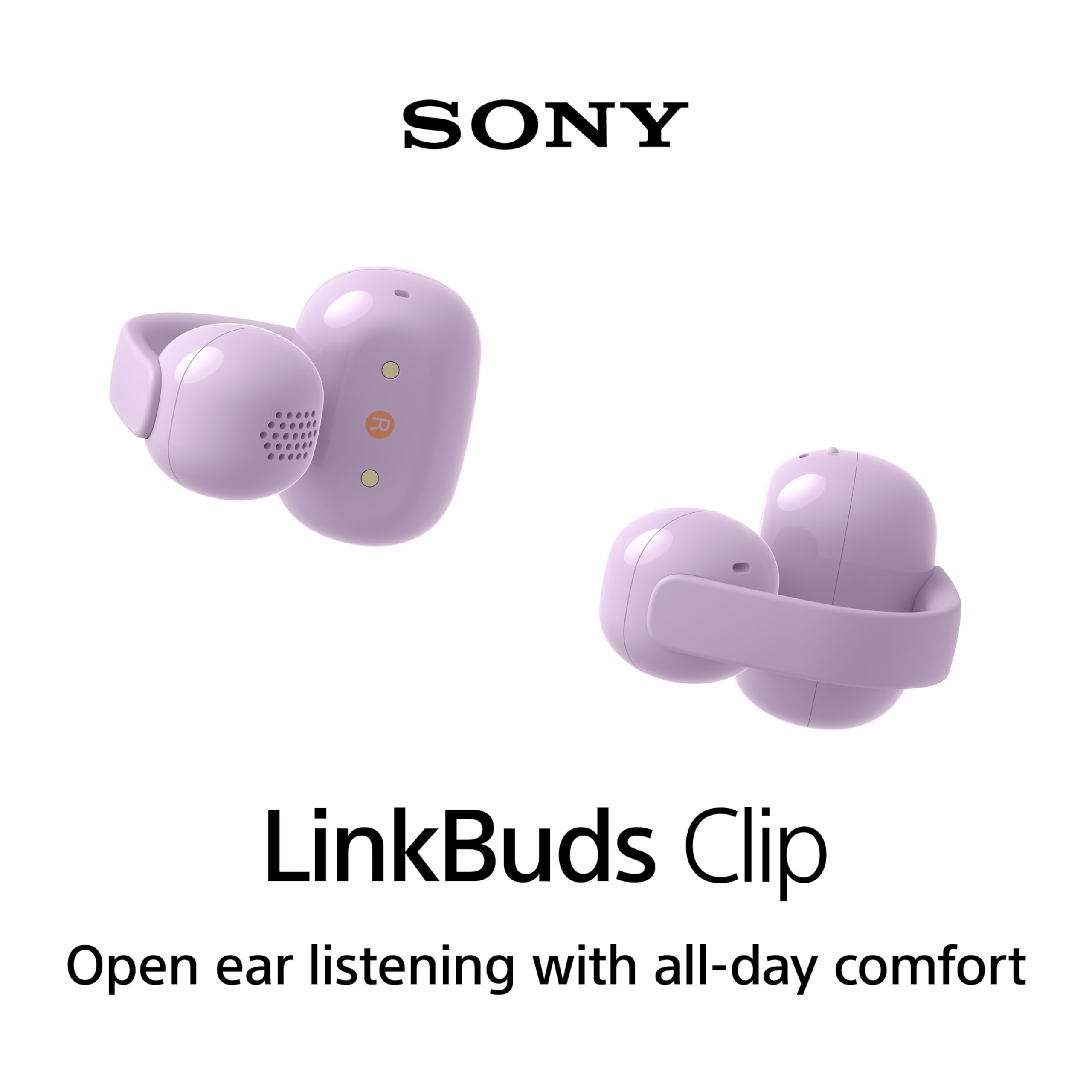 sony-linkbuds-clip-open-ear-true-wireless-earbuds-lavender-secure-clip-on-fit-37 image 2