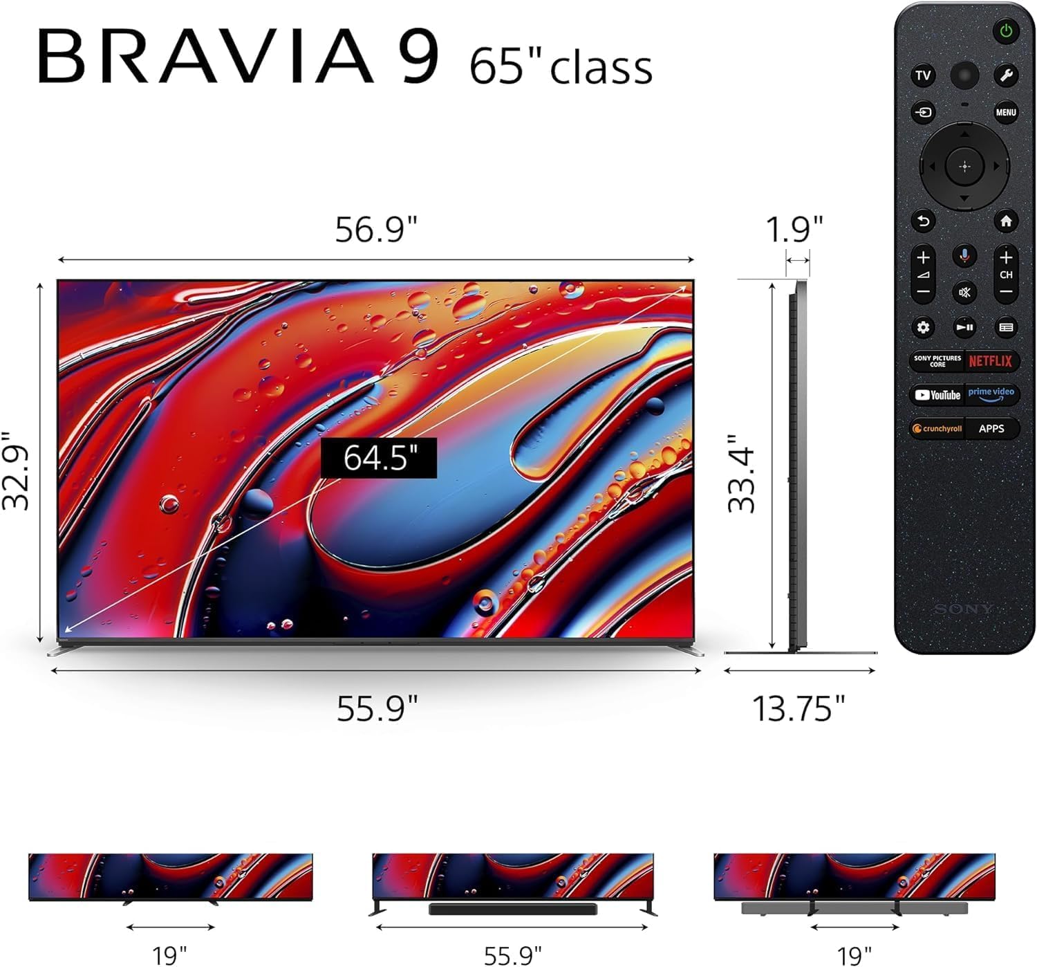 sony-bravia-9-65-inch-mini-led-qled-4k-ultra-hd-smart-google-tv-k-65xr90 image 2