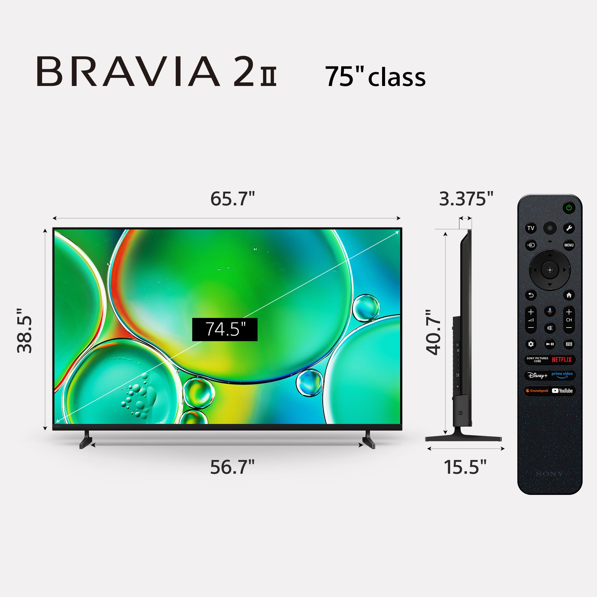 sony-bravia-2-ii-75-inch-4k-ultra-hd-led-smart-tv-with-google-tv-k-75s20m2 image 4