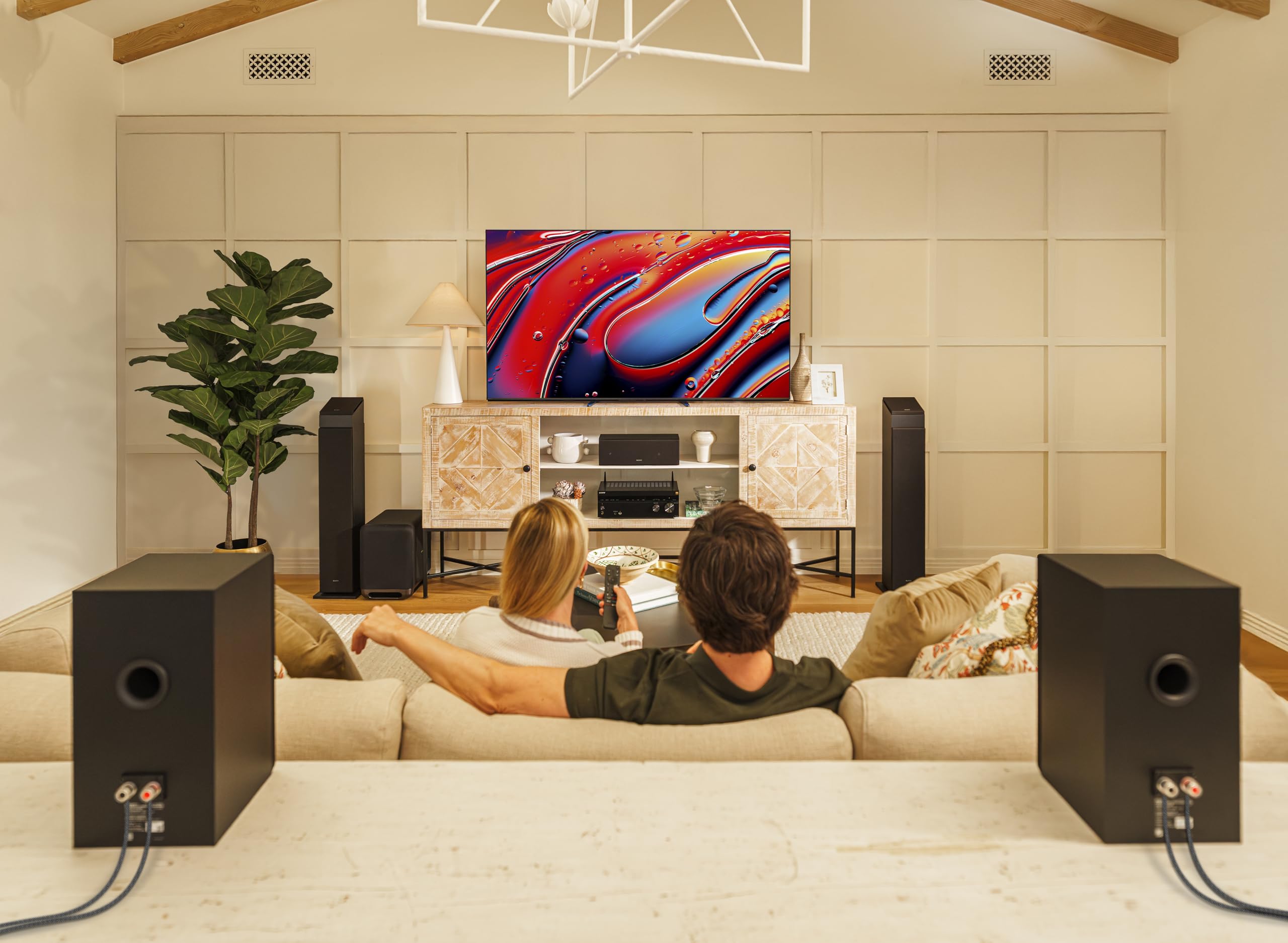 sony-cs-speaker-ss-cs8m2-2-way-3-driver-center-channel-speaker-enhanced-vocal-cl image 4