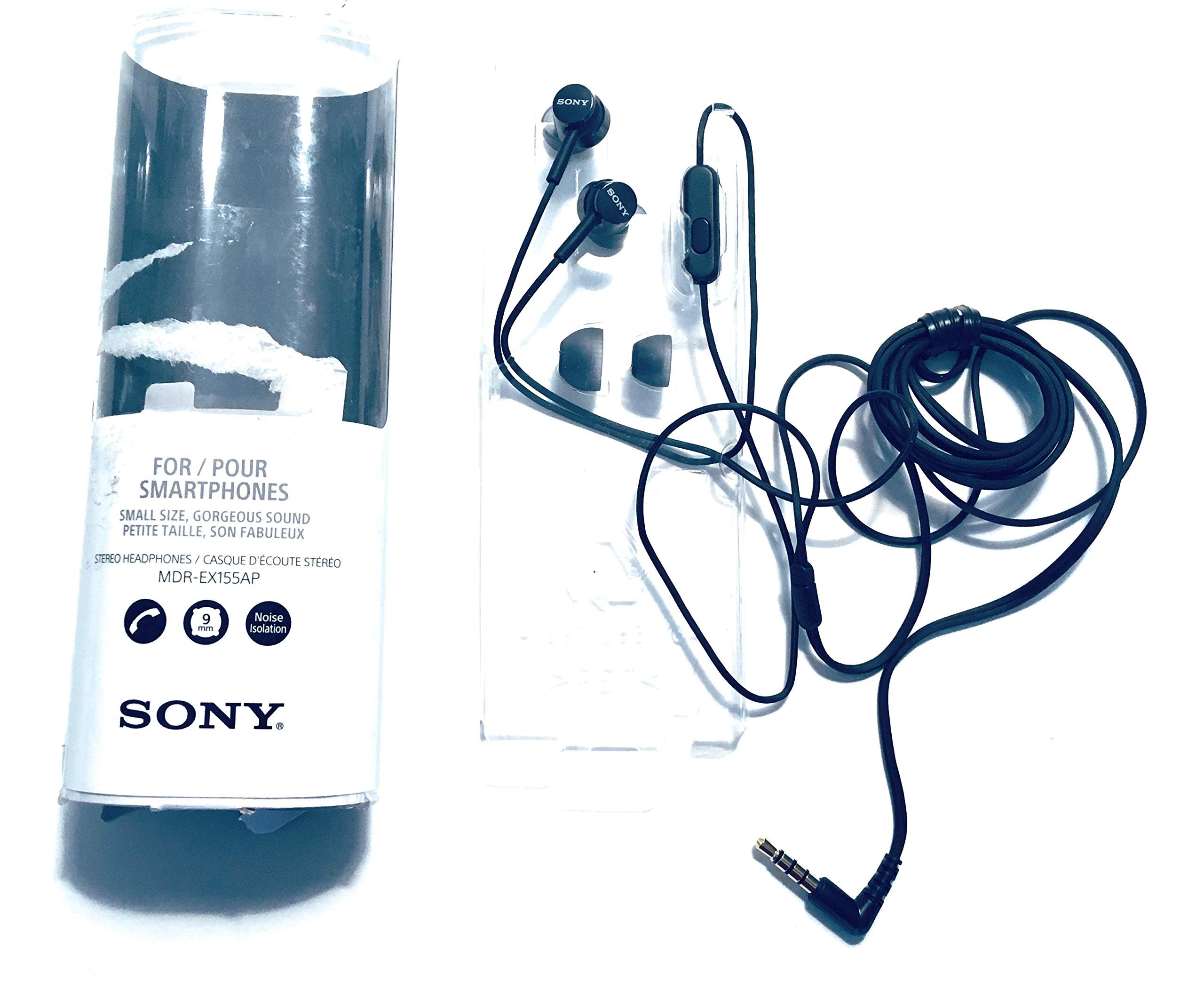 sony-mdr-ex155ap-in-ear-earbud-headset-with-mic-and-smartphone-controls-black image 6