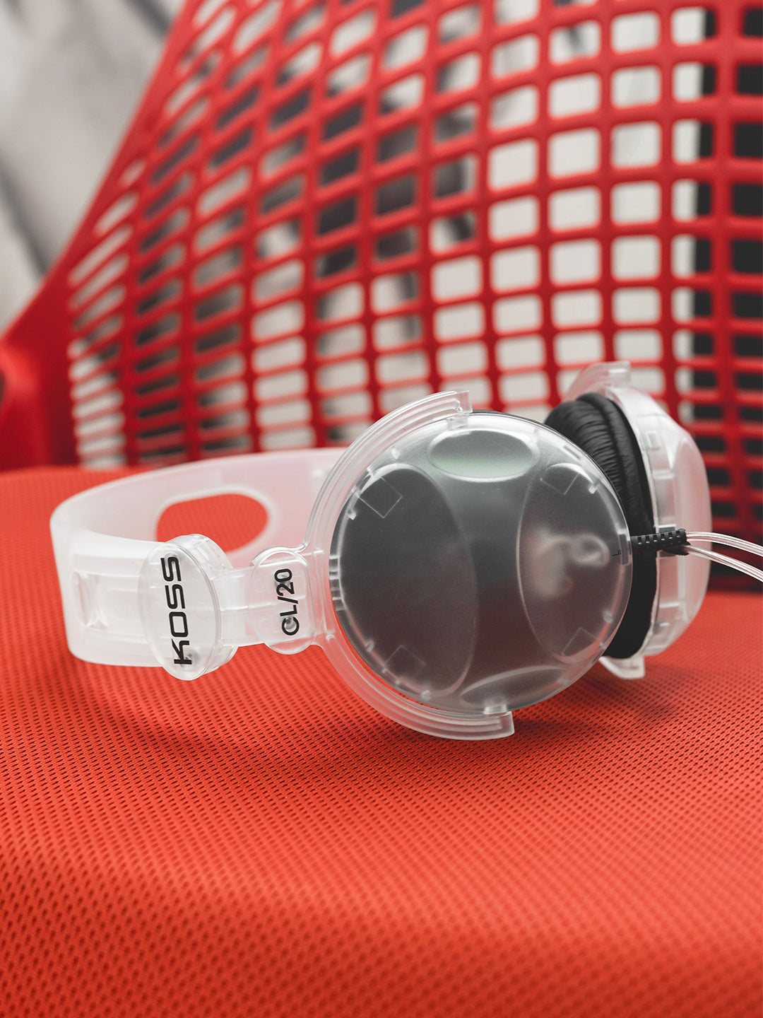 koss-cl-20i-on-ear-headphones-clear-design-with-microphone-remote image 2