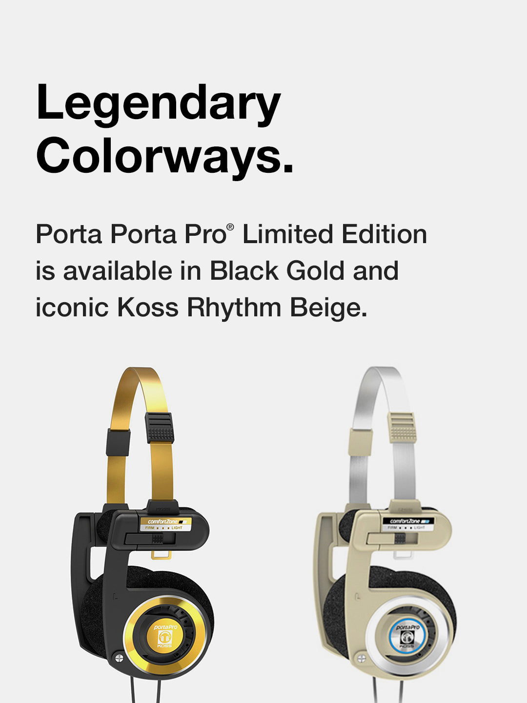 koss-porta-pro-limited-edition-rhythm-beige-on-ear-headphones-with-mic-and-remot image 5