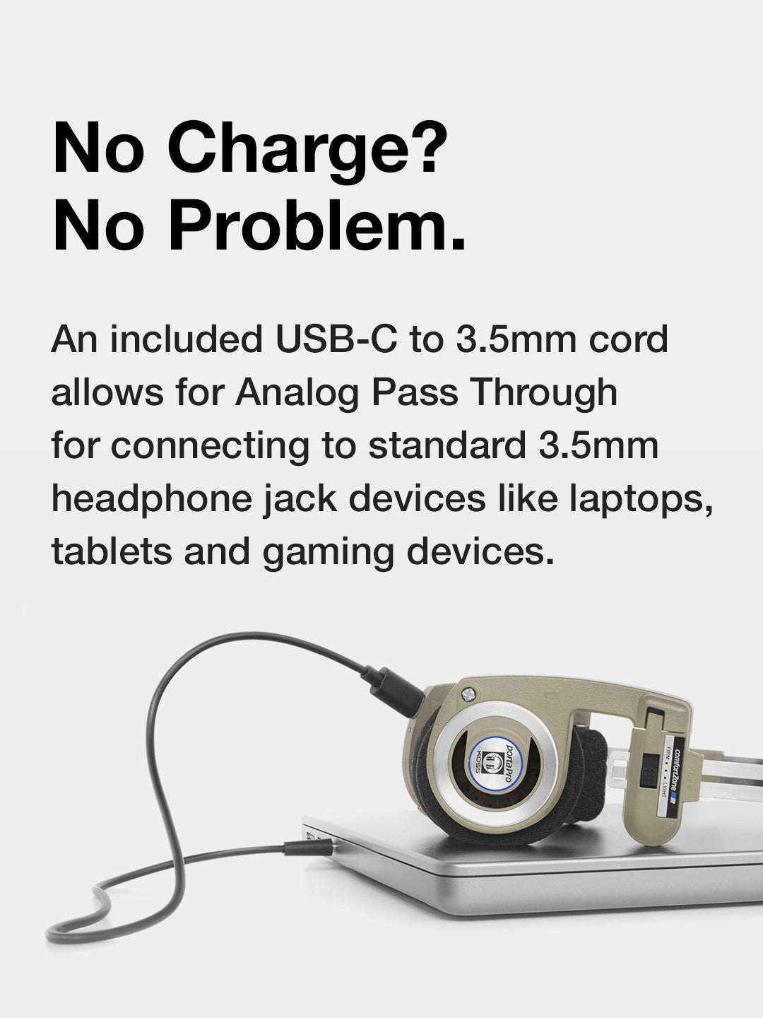koss-porta-pro-wireless-headphones-rhythm-beige-bluetooth-5-2-20-hr-battery image 8