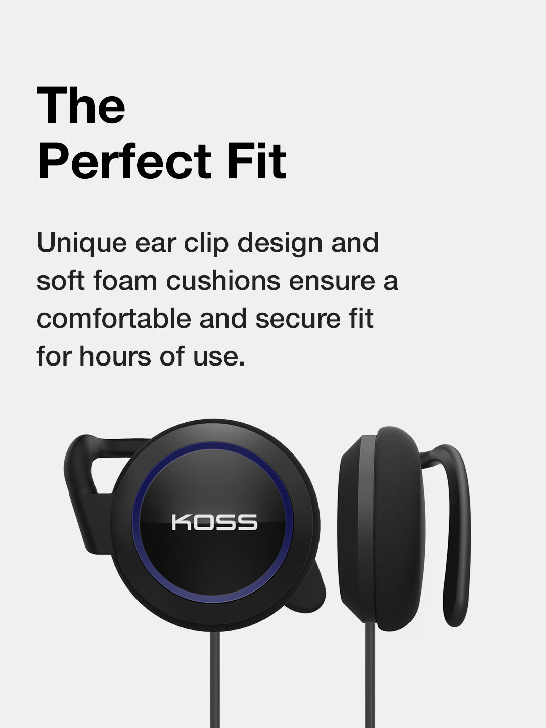 koss-bt221i-bluetooth-wireless-ear-clip-headphones-18-hour-battery image 8