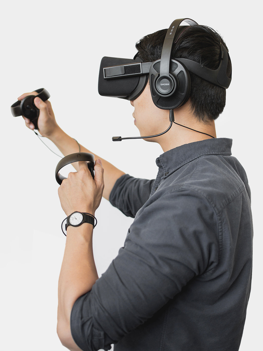 koss-gmr-545-a-air-open-back-gaming-headset-with-boom-mic image 2