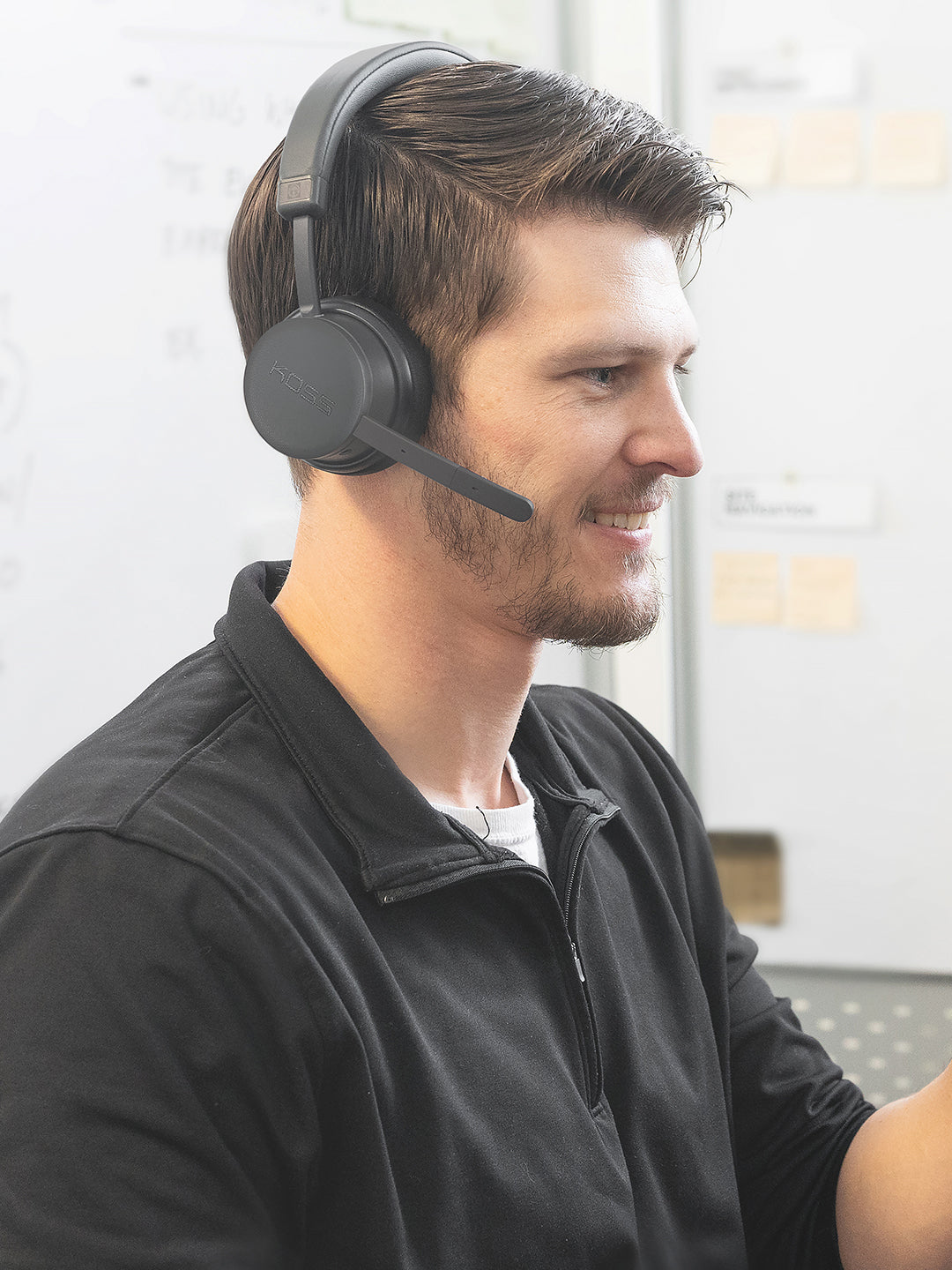 koss-cs340bt-qz-wireless-communication-headset-with-active-noise-cancellation image 2