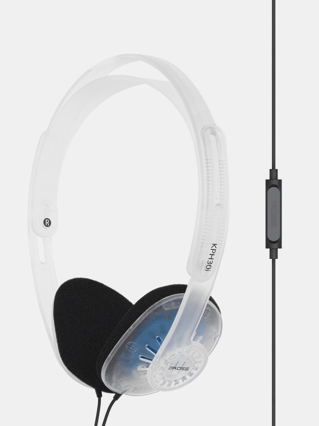 koss-kph30i-clear-on-ear-headphones image 1