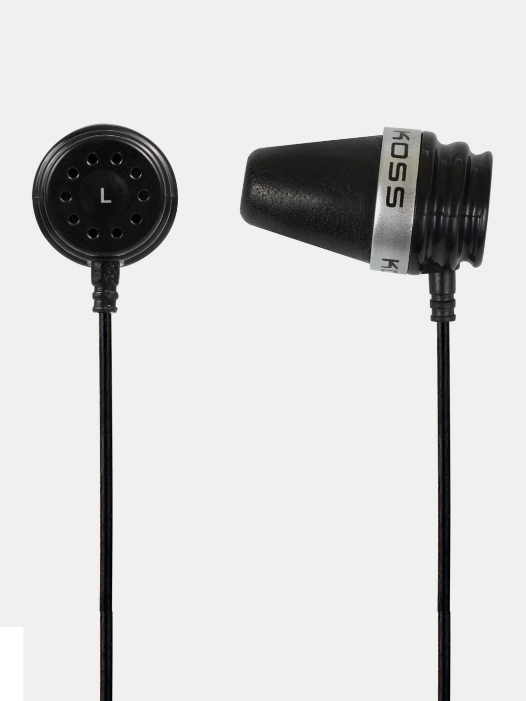 koss-sparkplug-in-ear-headphones-with-foam-ear-tips-high-fidelity-secure-fit image 1
