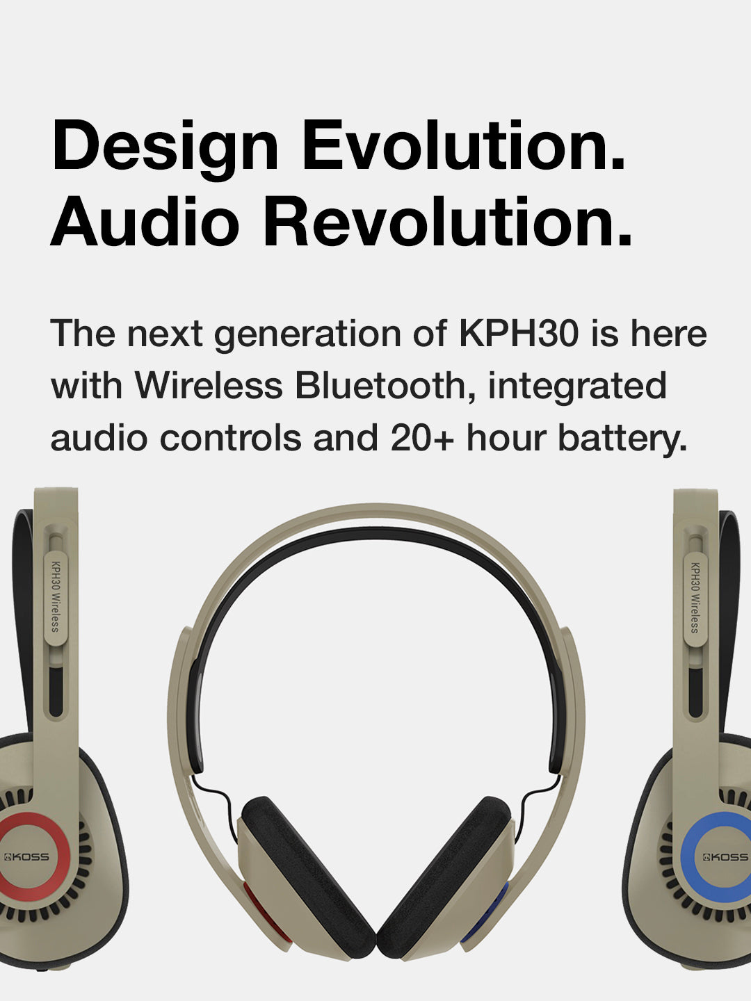 koss-kph30-wireless-on-ear-headphones-with-bluetooth-and-microphone image 8