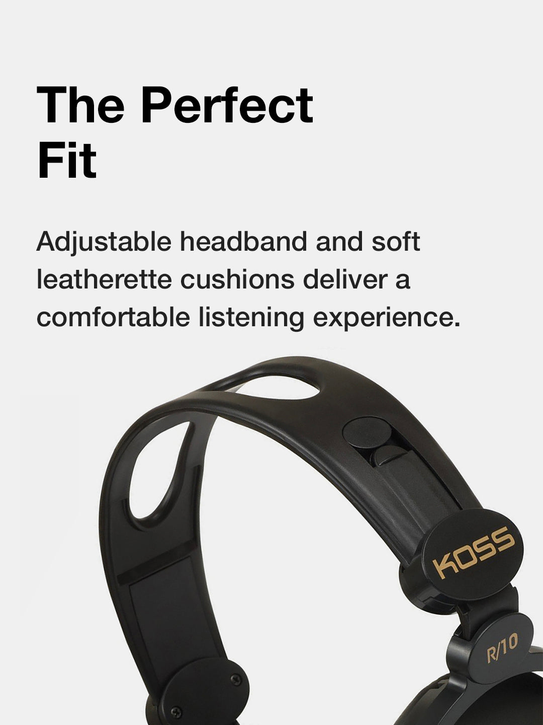 koss-r-10-retro-on-ear-headphones-high-fidelity-lightweight image 5