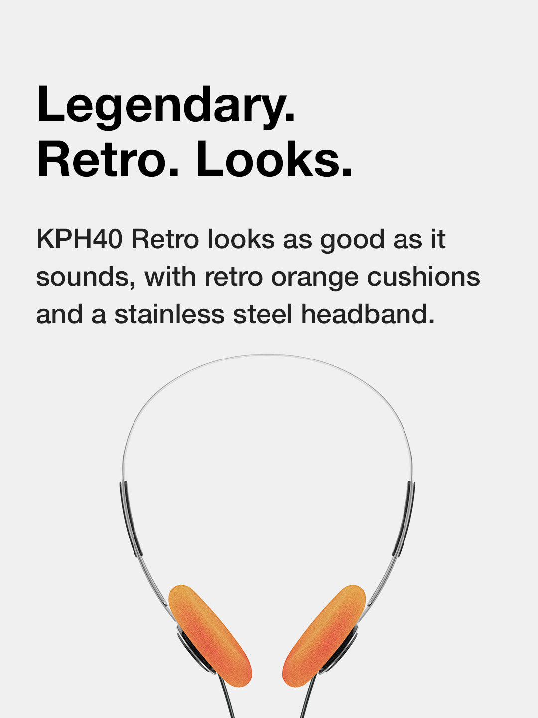 koss-kph40-retro-on-ear-headphones image 5
