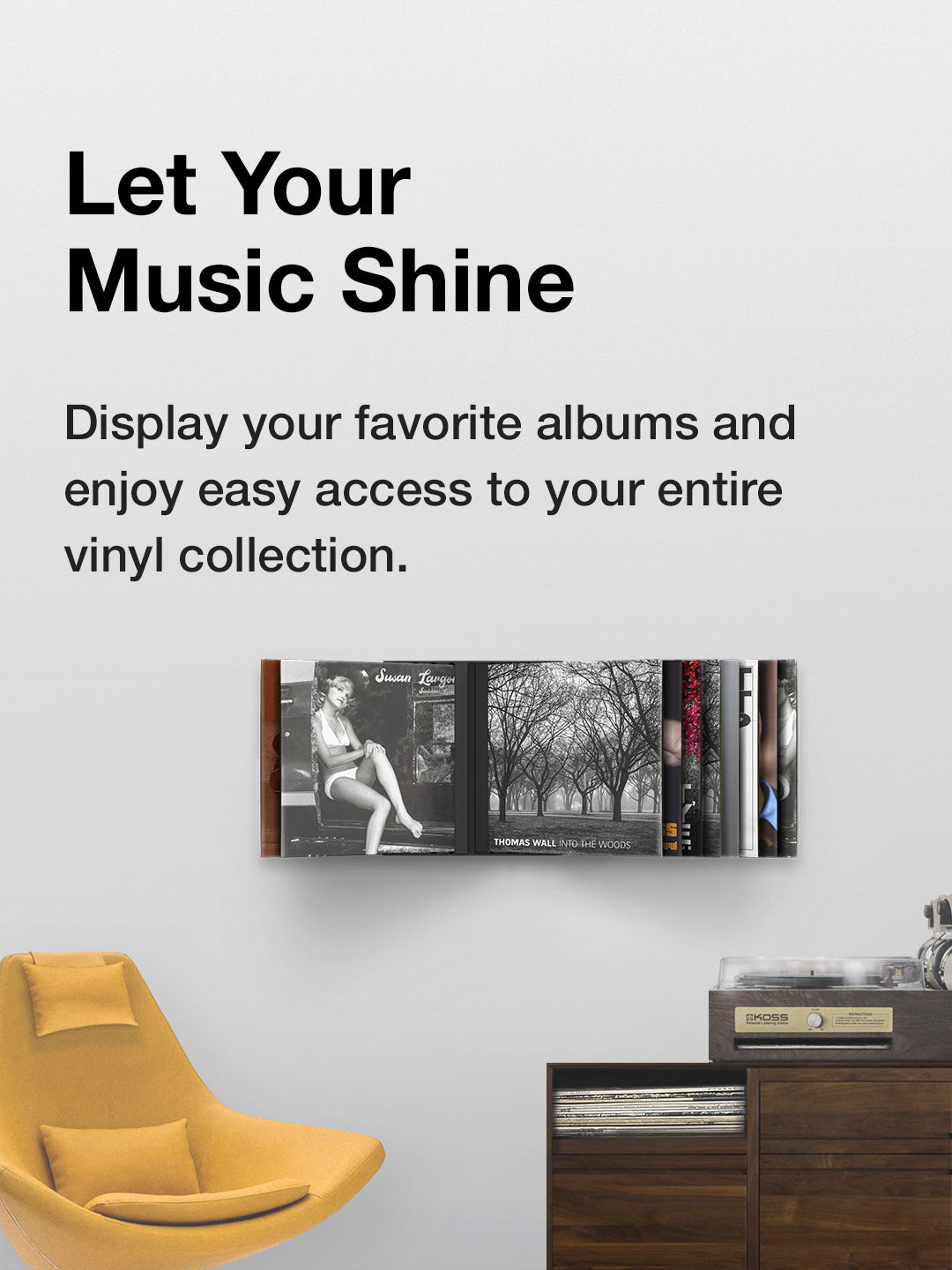 koss-record-wall-rack-holds-10-vinyl-albums image 3
