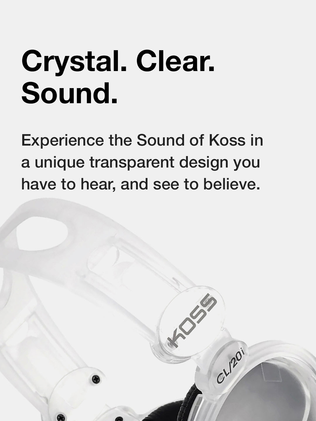 koss-cl-20i-on-ear-headphones-clear-design-with-microphone-remote image 5