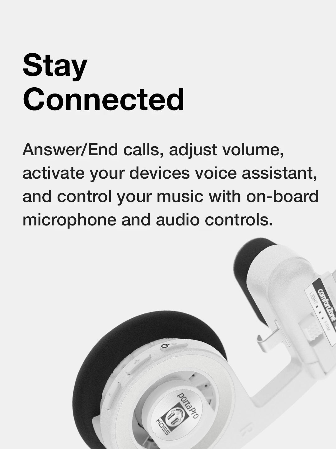 koss-porta-pro-wireless-headphones-arctic-white-bluetooth-5-2-usb-c-analog-pass- image 8